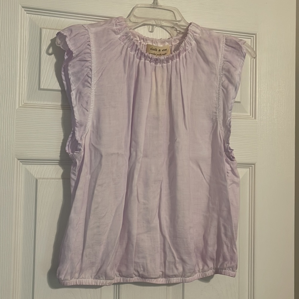 cloth & stone Ruffle Sleeve Blouse